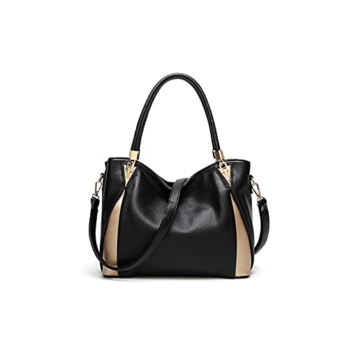 ZYB083 Sleek and Modern: Two-Tone Hobo Bag