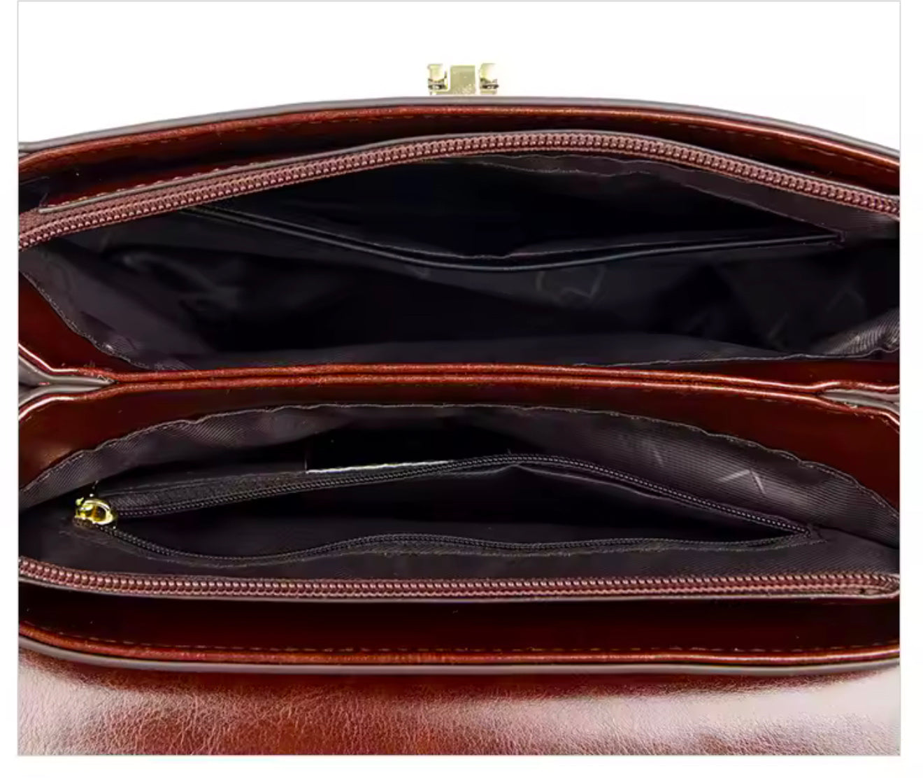 ZYB200 Elegant Flap Closure Handbag - Versatile Style