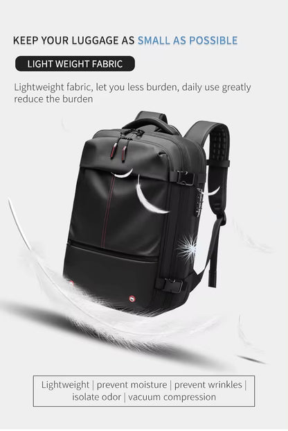 ZYB181 17 Inch Expandable Waterproof Travel Backpack With Laptop Space