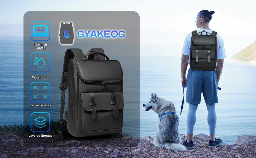 ZYB183 Classic Backpack with Vintage Flair