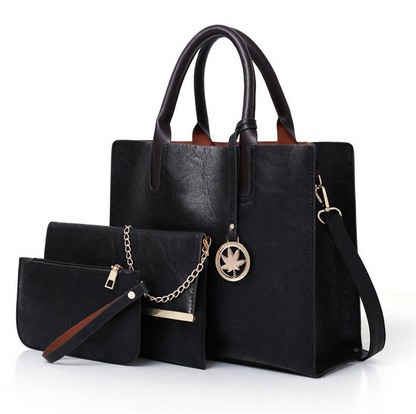 ZYB027 Chic and Versatile 3-Piece Handbag Set