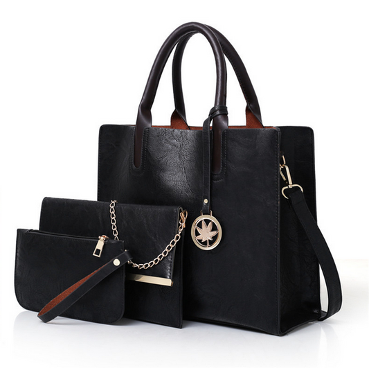 ZYB027 Chic and Versatile 3-Piece Handbag Set