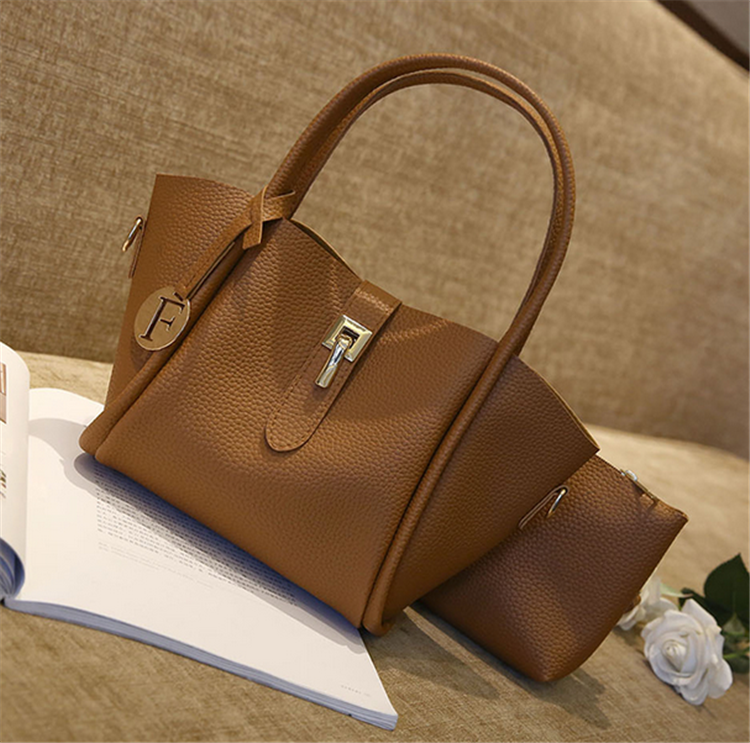 ZYB018 Elegant Two-Tone Tote Bag