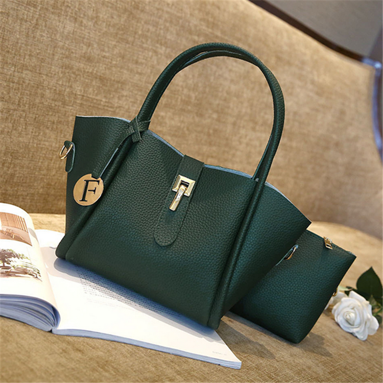 ZYB018 Elegant Two-Tone Tote Bag