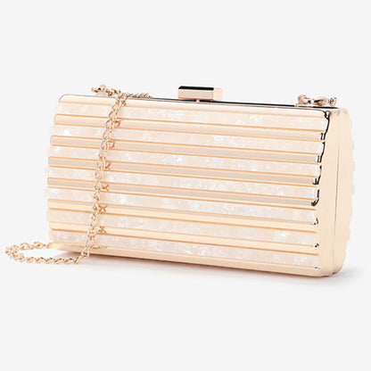 ZYB013 Chic Acrylic Clutch with Accents