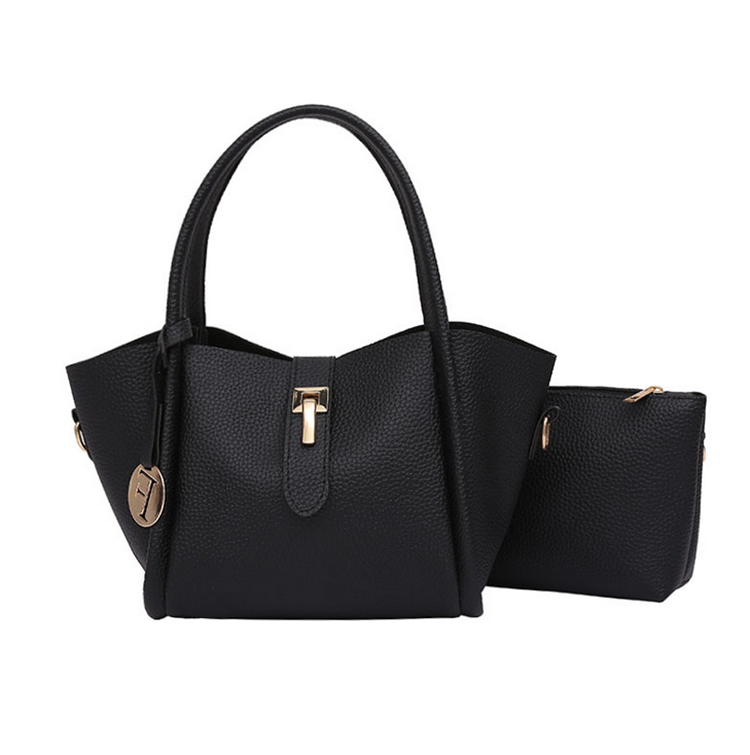ZYB018 Elegant Two-Tone Tote Bag