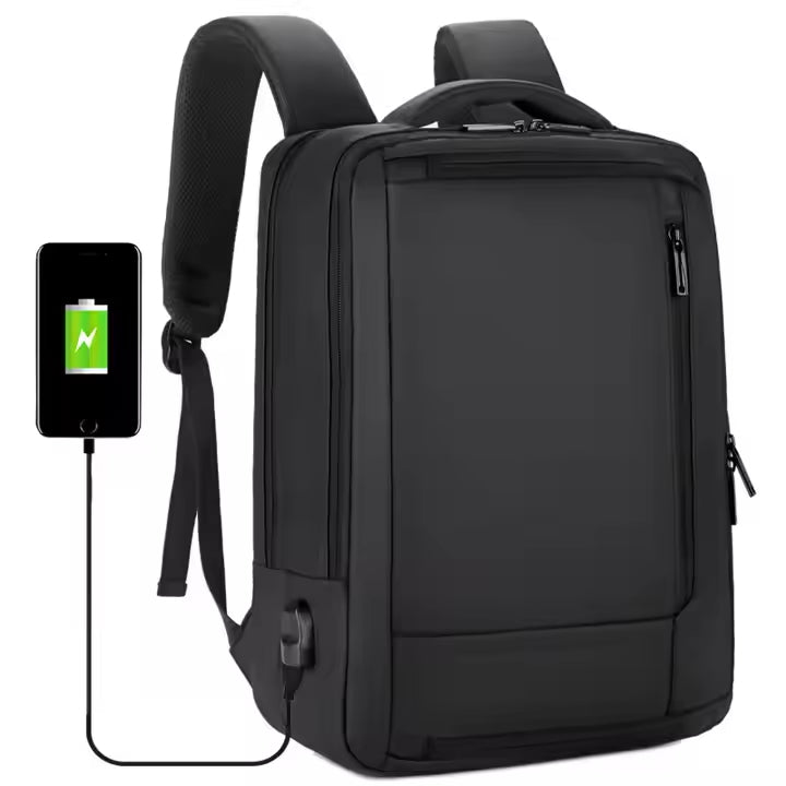ZYB182 Tech-Savvy Backpack with Built-in Power Bank