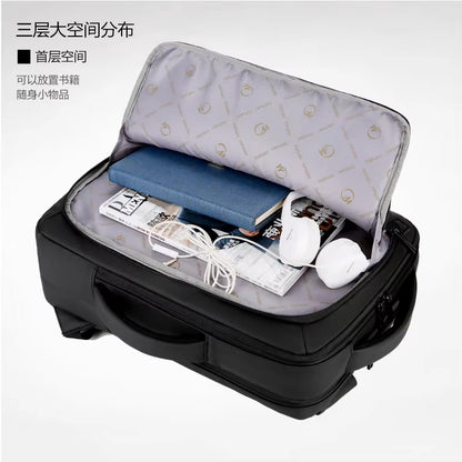 ZYB182 Tech-Savvy Backpack with Built-in Power Bank