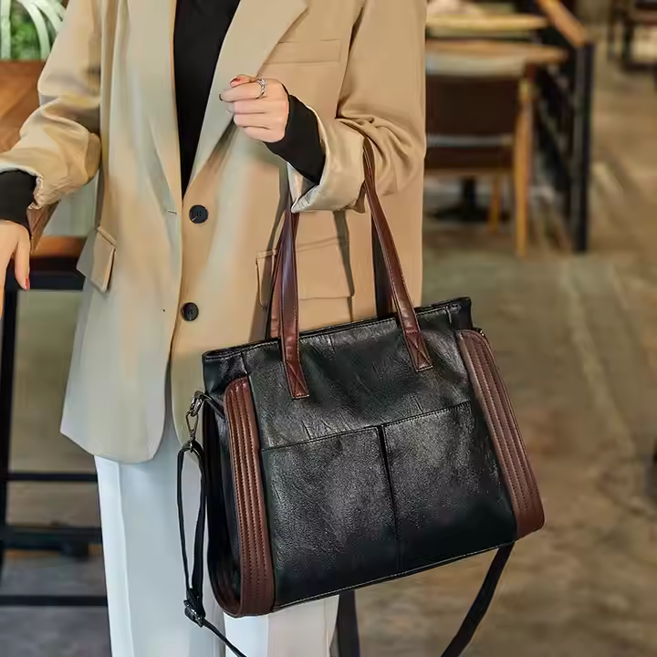 ZYB081 Vintage Chic: Retro-Inspired Tote Bag