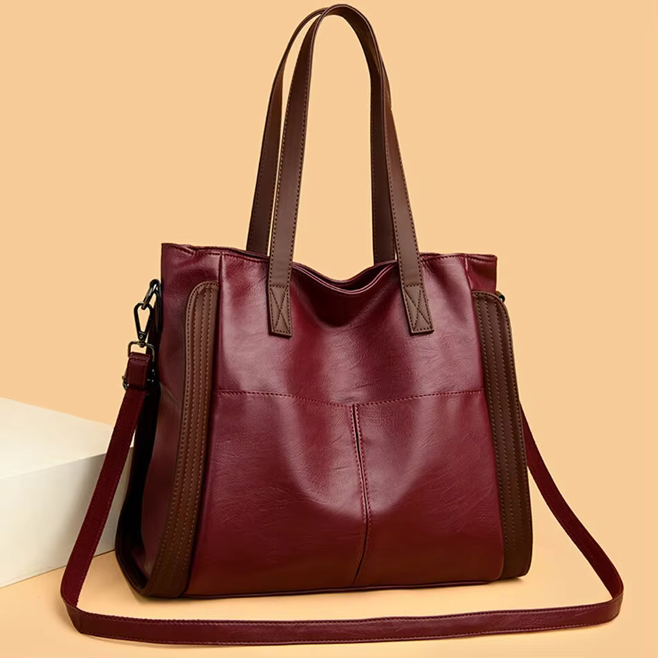 ZYB081 Vintage Chic: Retro-Inspired Tote Bag