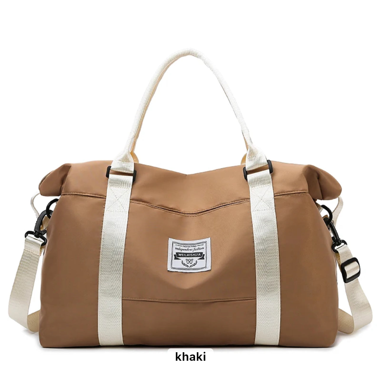 ZYB159 WEILAISHUIA Black Travel Duffle Bag