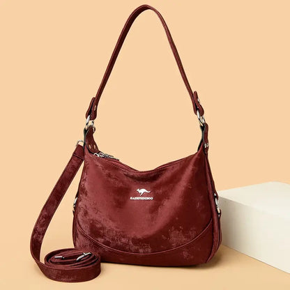 ZYB172 Versatile and Organized Shoulder Bag with a Casual Chic Vibe