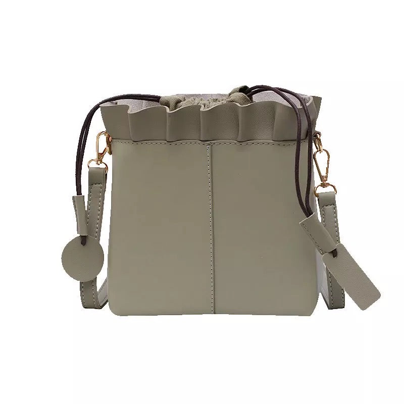 ZYB015 Chic Ruffled Bucket Bag
