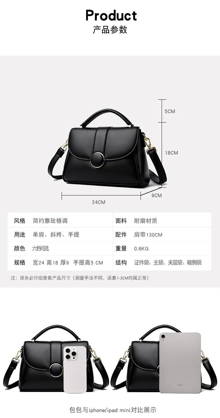 ZYB176 Classic Handbag - Timeless Elegance