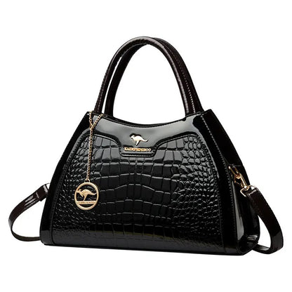 ZYB196 Elegant Crocodile-Embossed Handbag