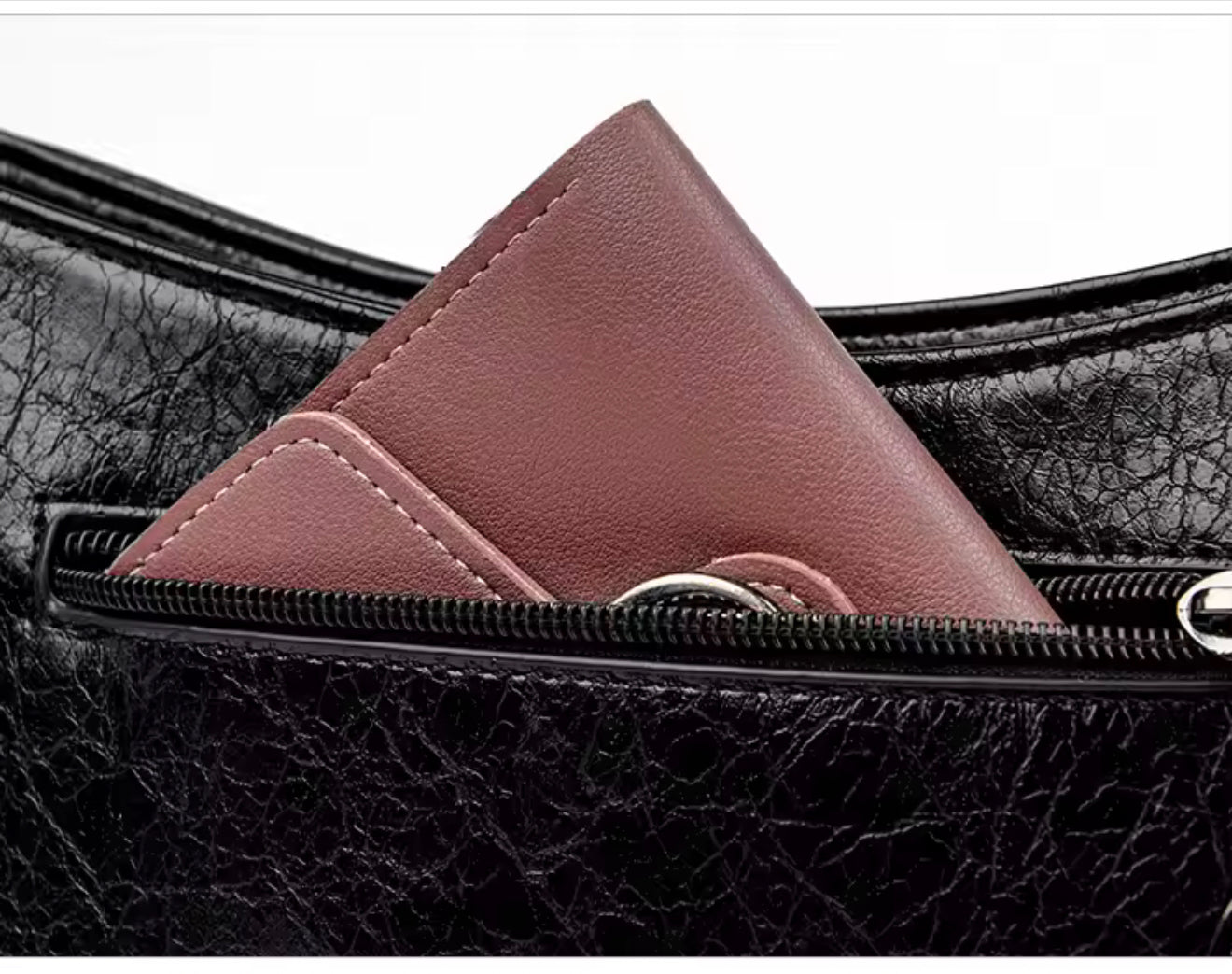 ZYB208 Elegant Chain-Link Rectangular Shoulder Bag