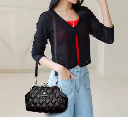 ZYB209 Elegant Flap Top Handle Crossbody