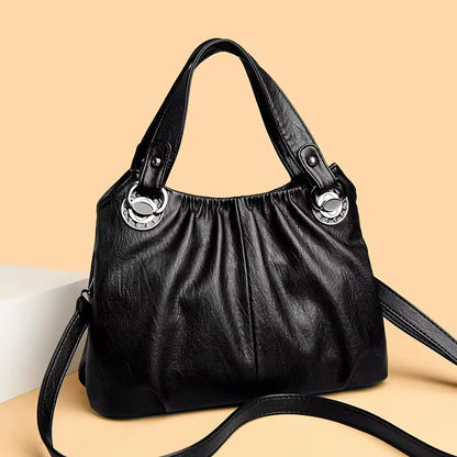 ZYB210 Quilted Vintage-Inspired Kiss-Lock Handbag