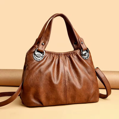 ZYB210 Quilted Vintage-Inspired Kiss-Lock Handbag