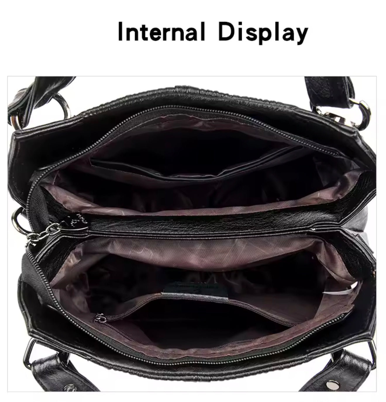 ZYB210 Quilted Vintage-Inspired Kiss-Lock Handbag