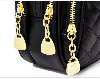 ZYB213 Quilted Dome Mini Handbag