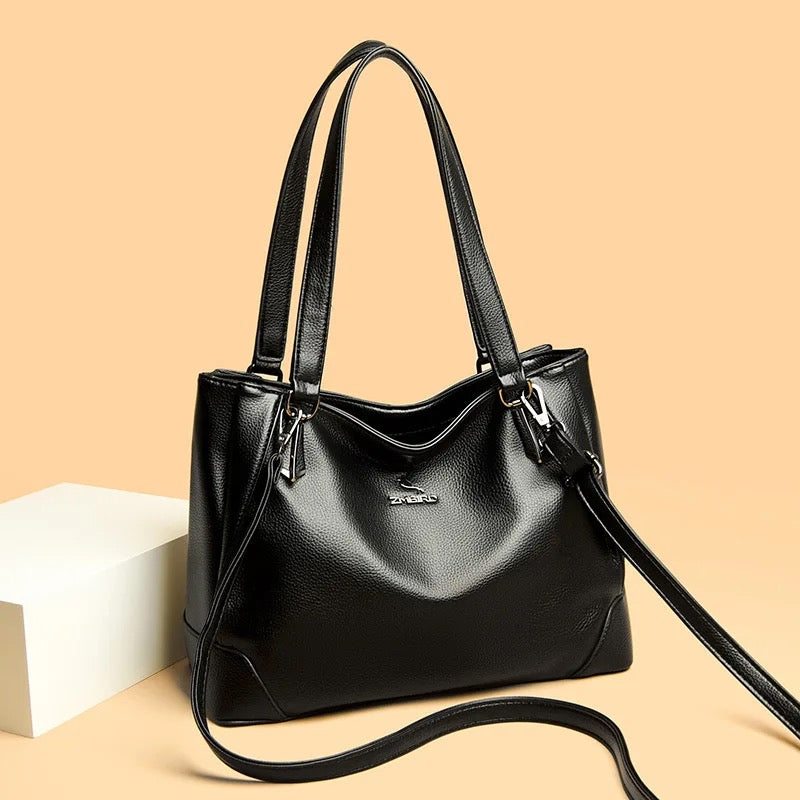 ZYB132 Timeless Elegance - Genuine Leather Shoulder Bag