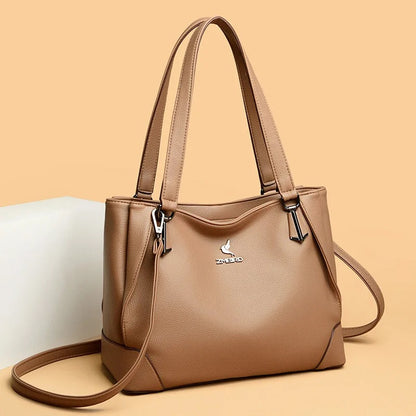ZYB132 Timeless Elegance - Genuine Leather Shoulder Bag