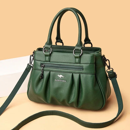 ZYB118 KAIDIFEINIROO - Luxurious Multi-Layer Leather Tote Bag