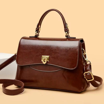 ZYB200 Elegant Flap Closure Handbag - Versatile Style