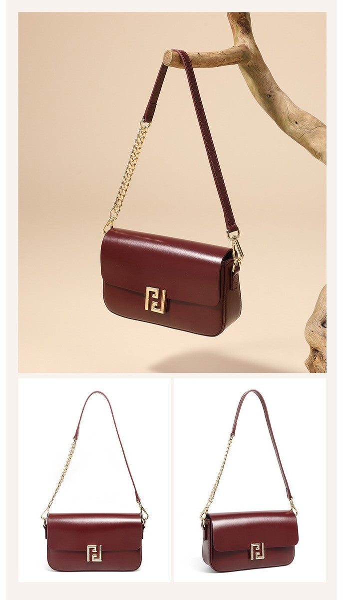 ZYB202  Chic & Structured Handbag - Modern Elegance