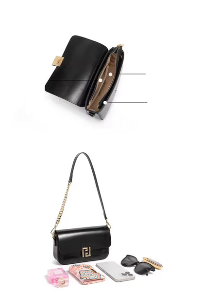 ZYB202  Chic & Structured Handbag - Modern Elegance