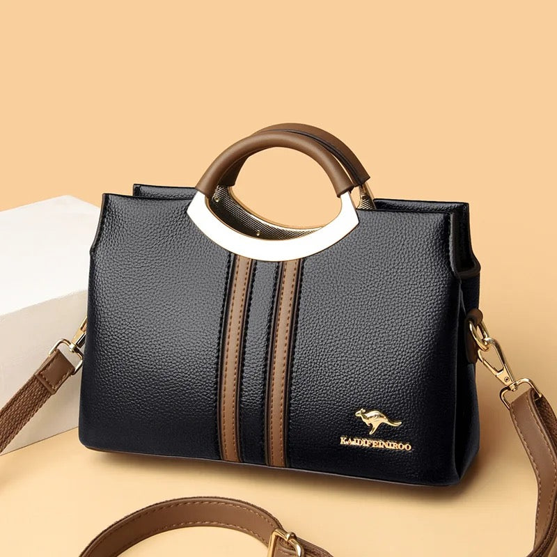 ZYB145 Pop of Color: Contrast Crossbody Bag