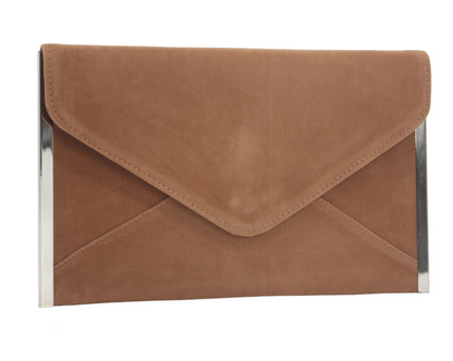 ZYB012 Sleek Velvet Envelope Clutch