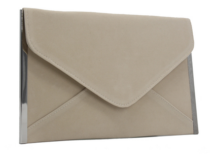 ZYB012 Sleek Velvet Envelope Clutch