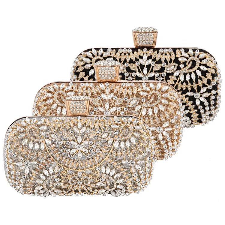 ZYB045 Glamorous and Sparkling: Crystal Clutch