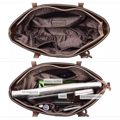 ZYB030 Timeless Elegance: 3-Piece Handbag Set