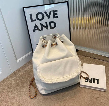 ZYB189 Trendy Canvas Backpack