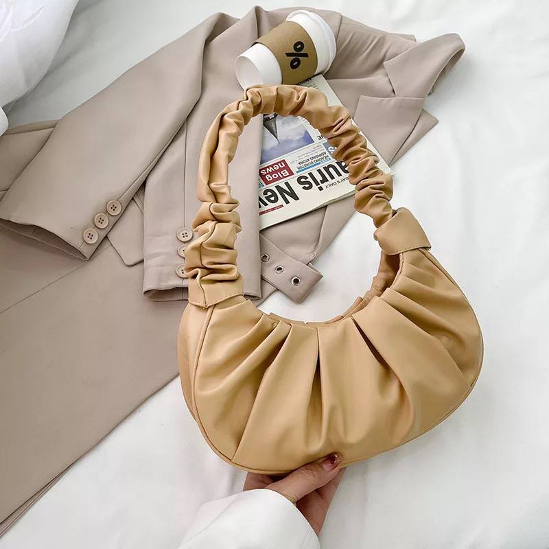 ZYB111 KAIDIFEINIROO - Elegant Pleated Shoulder Bag
