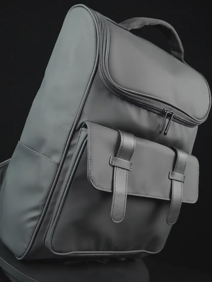 ZYB183 Classic Backpack with Vintage Flair